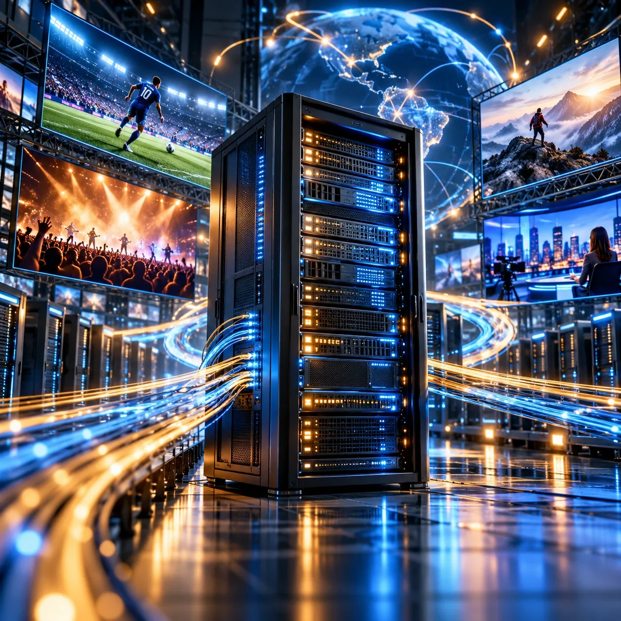 VDSCOM Dedicated Server mit hoher Bandbreite für Streaming