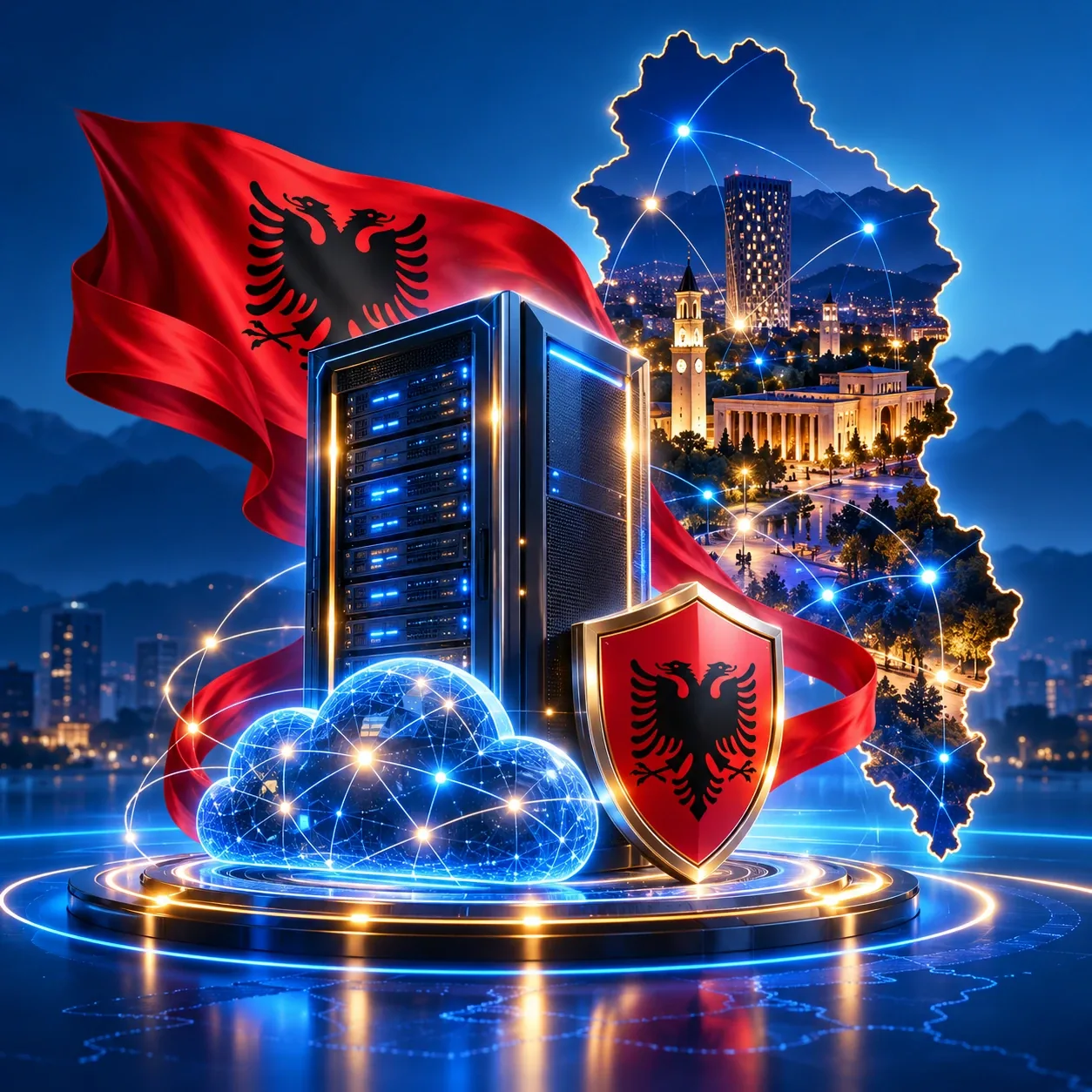 VDS и VPS серверы VDSCOM в Албании, Тирана