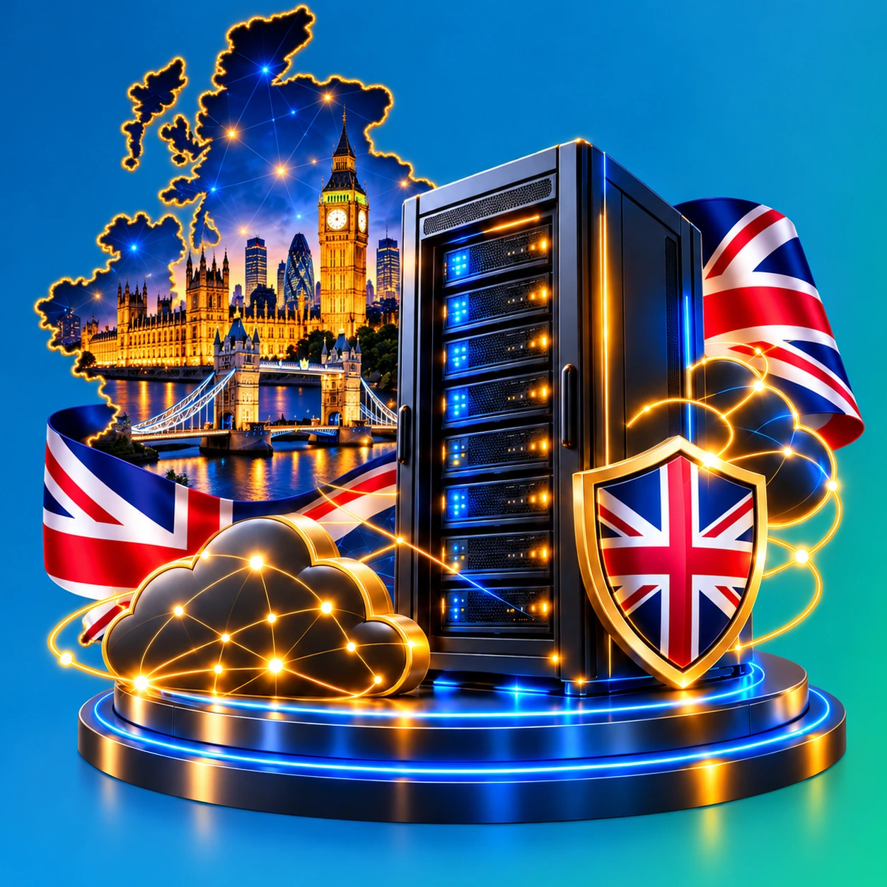 VDS и VPS серверы VDSCOM в Англии, Лондон