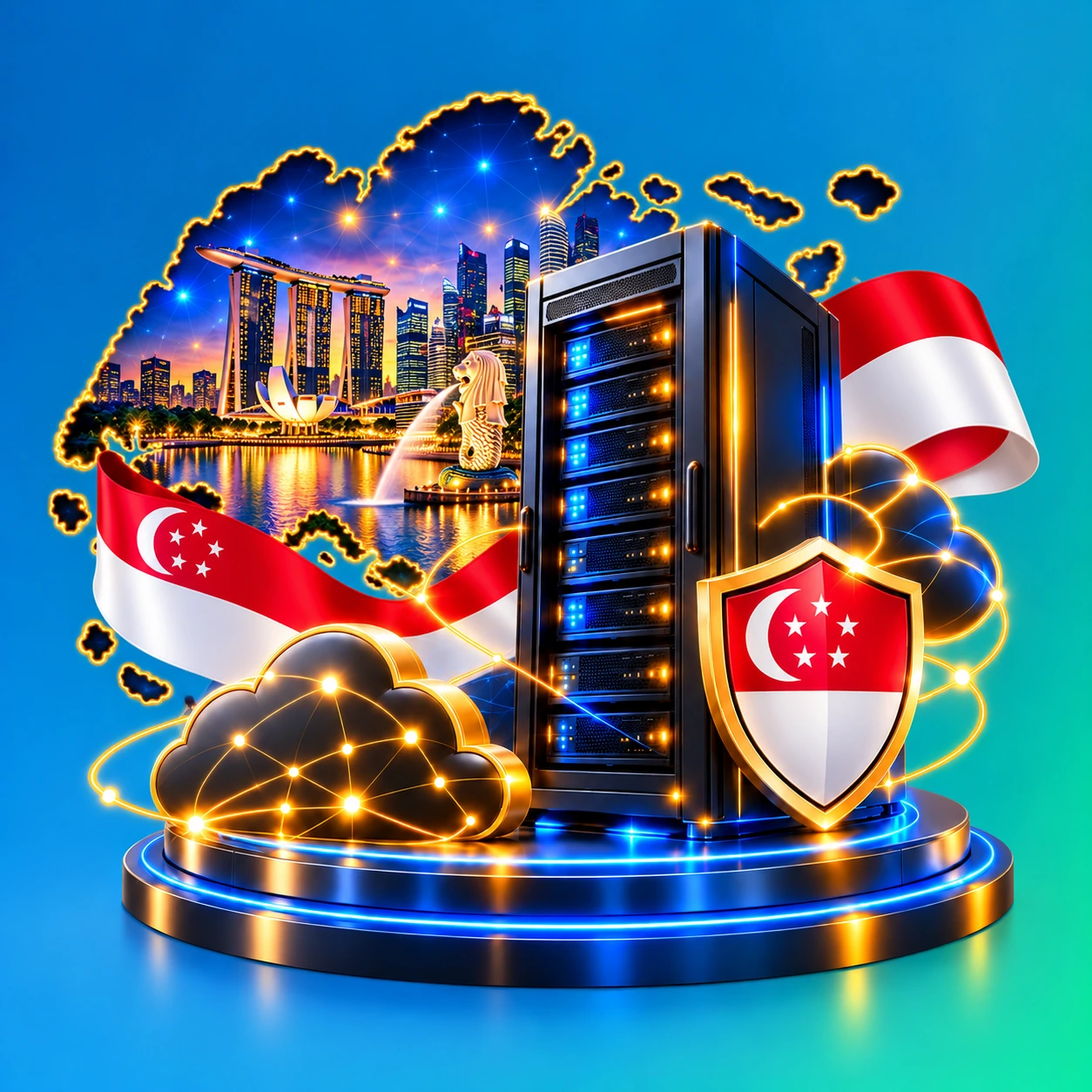 Servidores VDS en Singapur