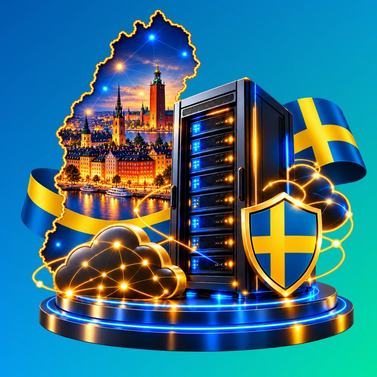 VDS и VPS серверы VDSCOM в Швеции, Стокгольм
