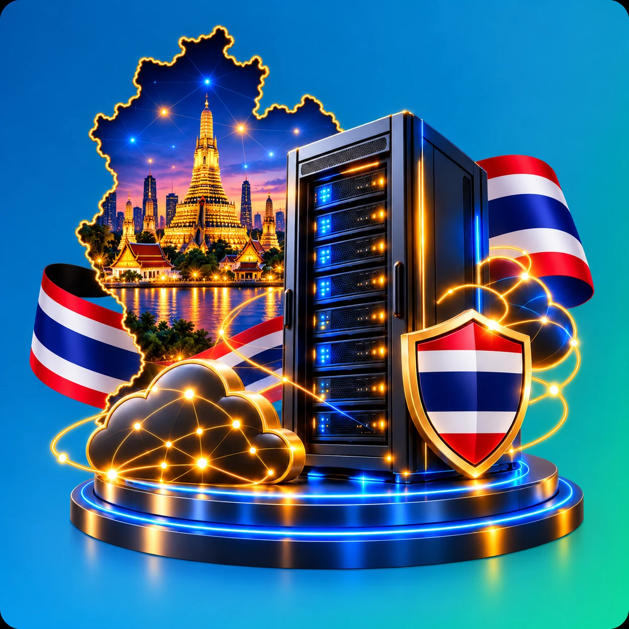 Servidores VDS y VPS de VDSCOM en Bangkok, Tailandia