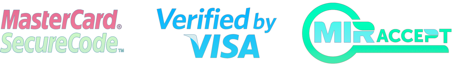 お支払いにはVISA、MIR、MasterCardをご利用いただけます